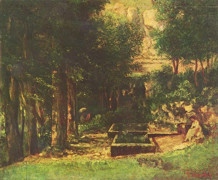 Die Quelle, Gustave Courbet